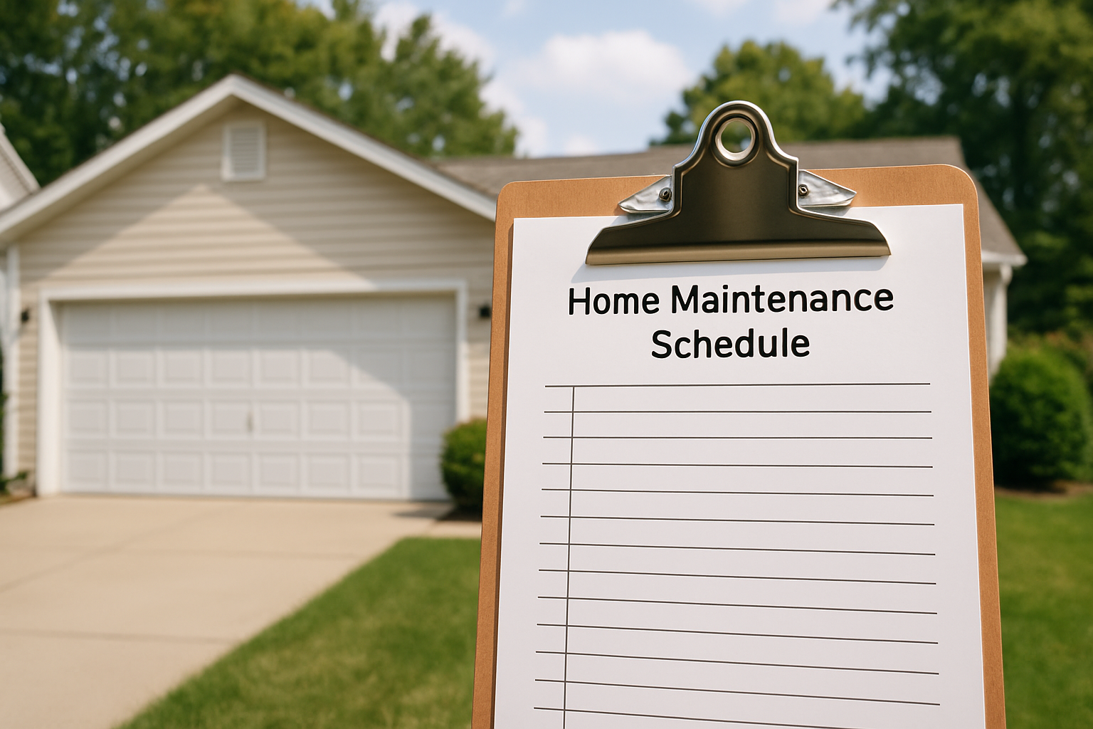 How to Create a Home Maintenance Schedule That Actually Works