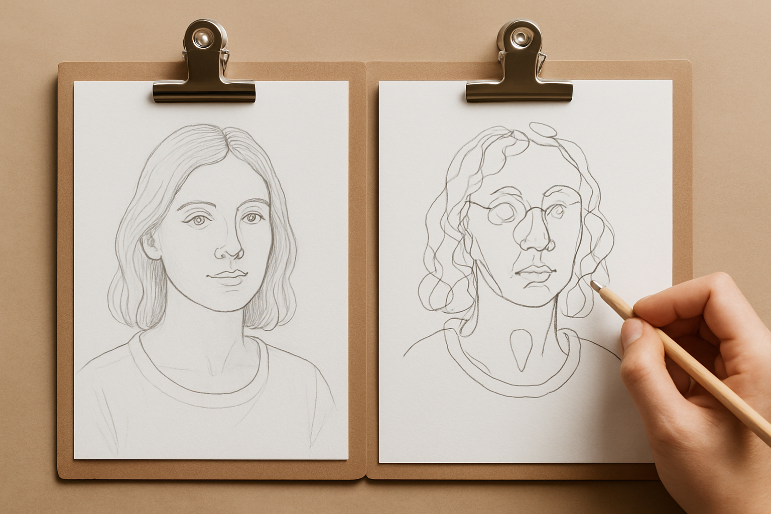 Contour vs Blind Contour