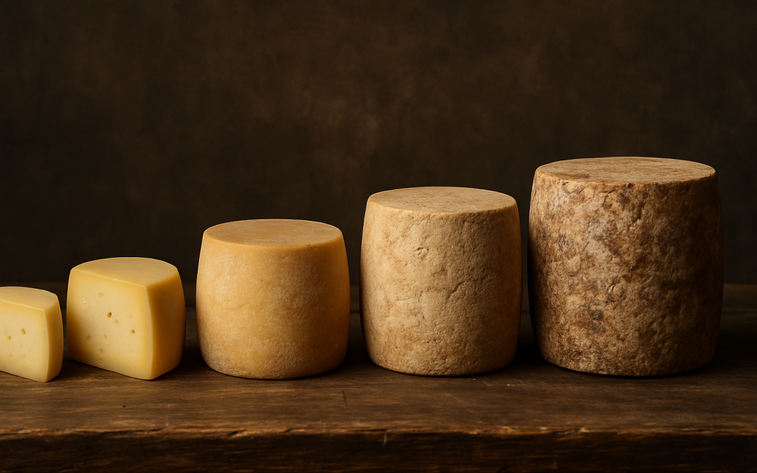 Evolution of Cheese Aging