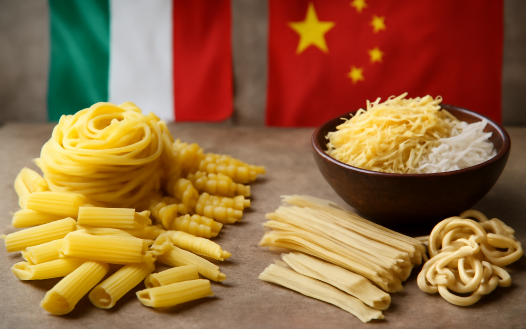 Pasta Evolution and the Italy China Debate