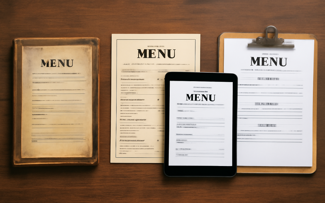 Restaurant Menu Evolution