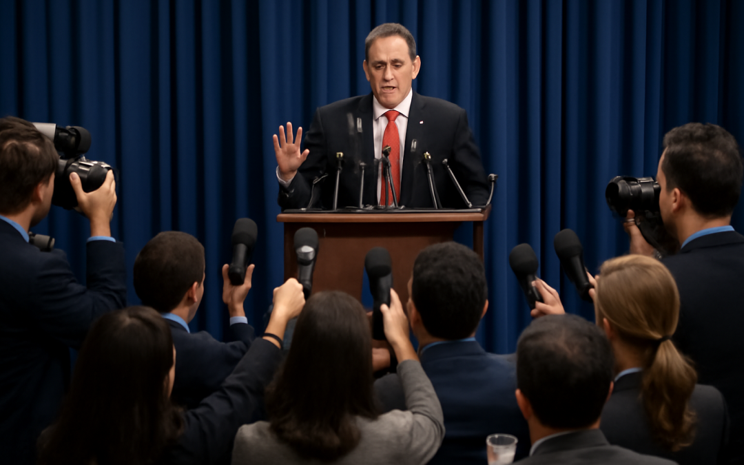 Press Conferences as Media Theater