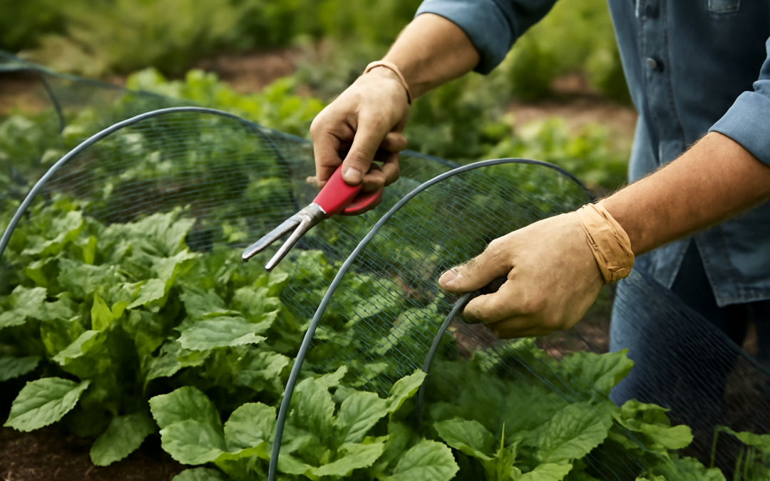 Garden Netting and Cover Maintenance