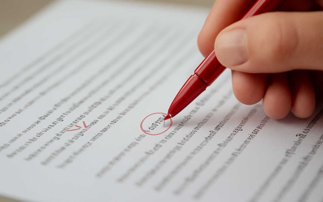 Corrections That Go Unnoticed